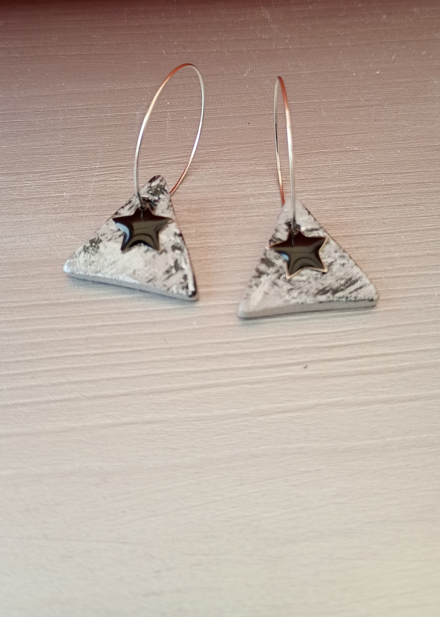 Boucles d'oreilles triangles