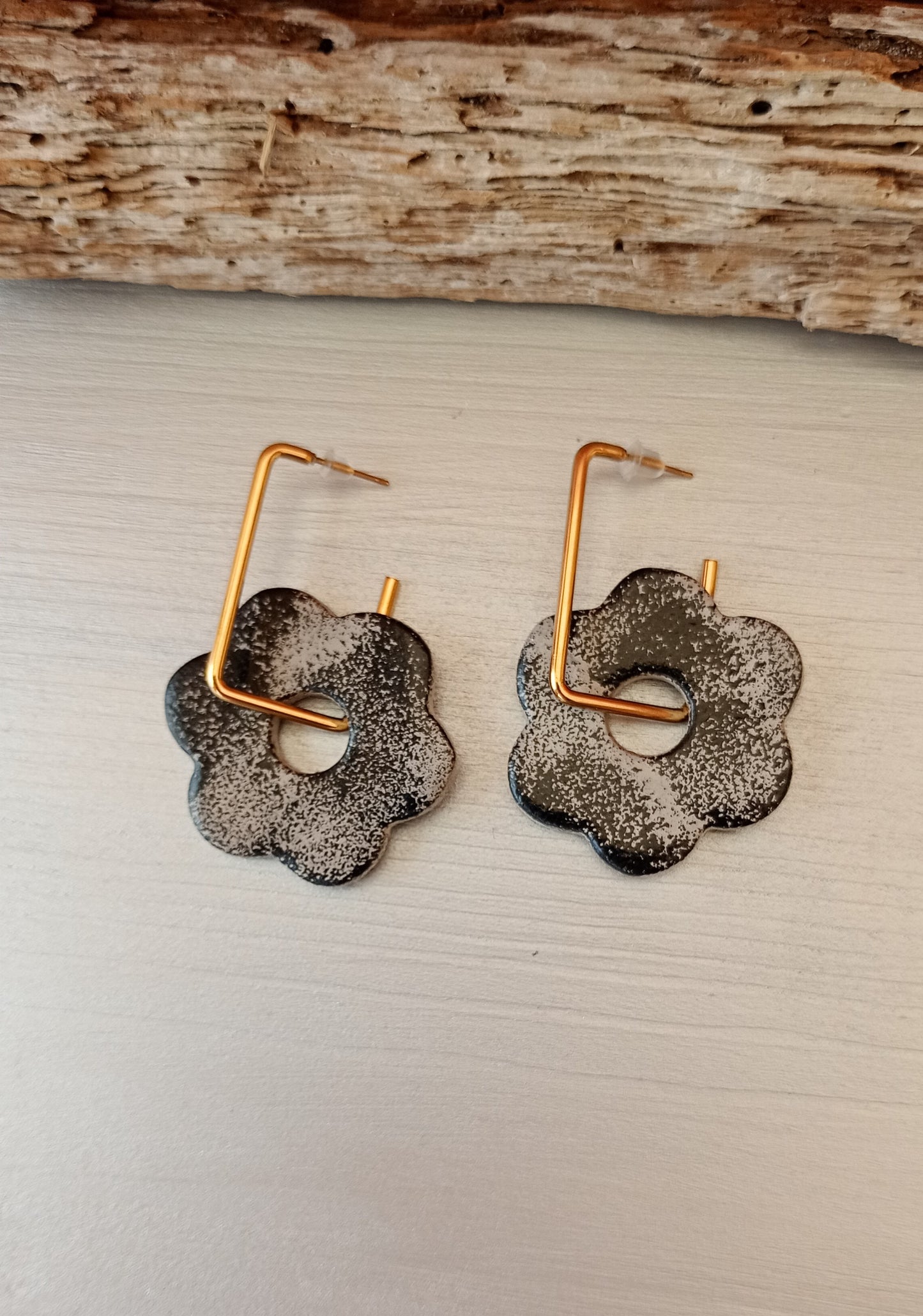 Boucles d'oreilles fleurs
