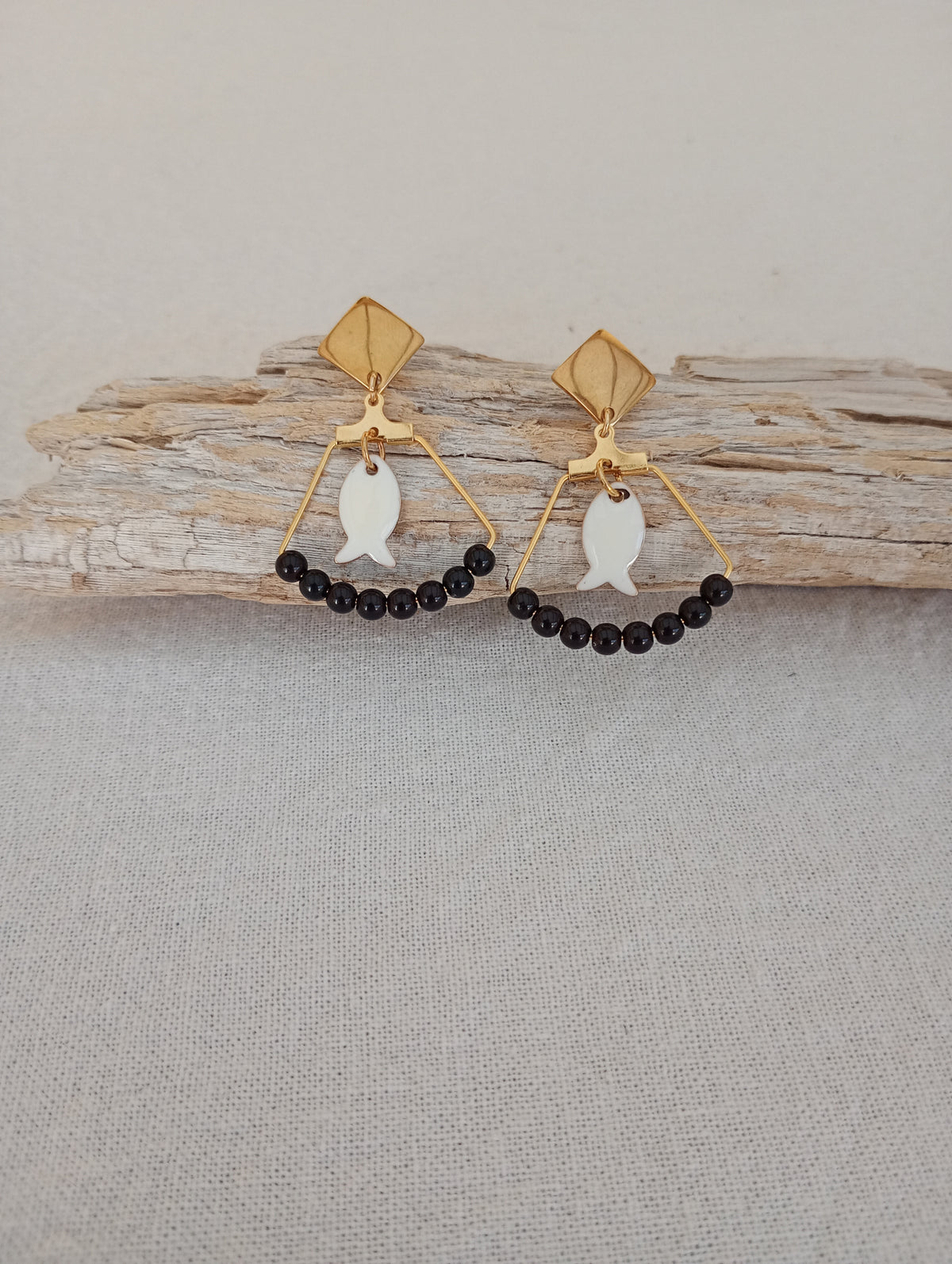 Boucles d'oreilles acier inoxydable