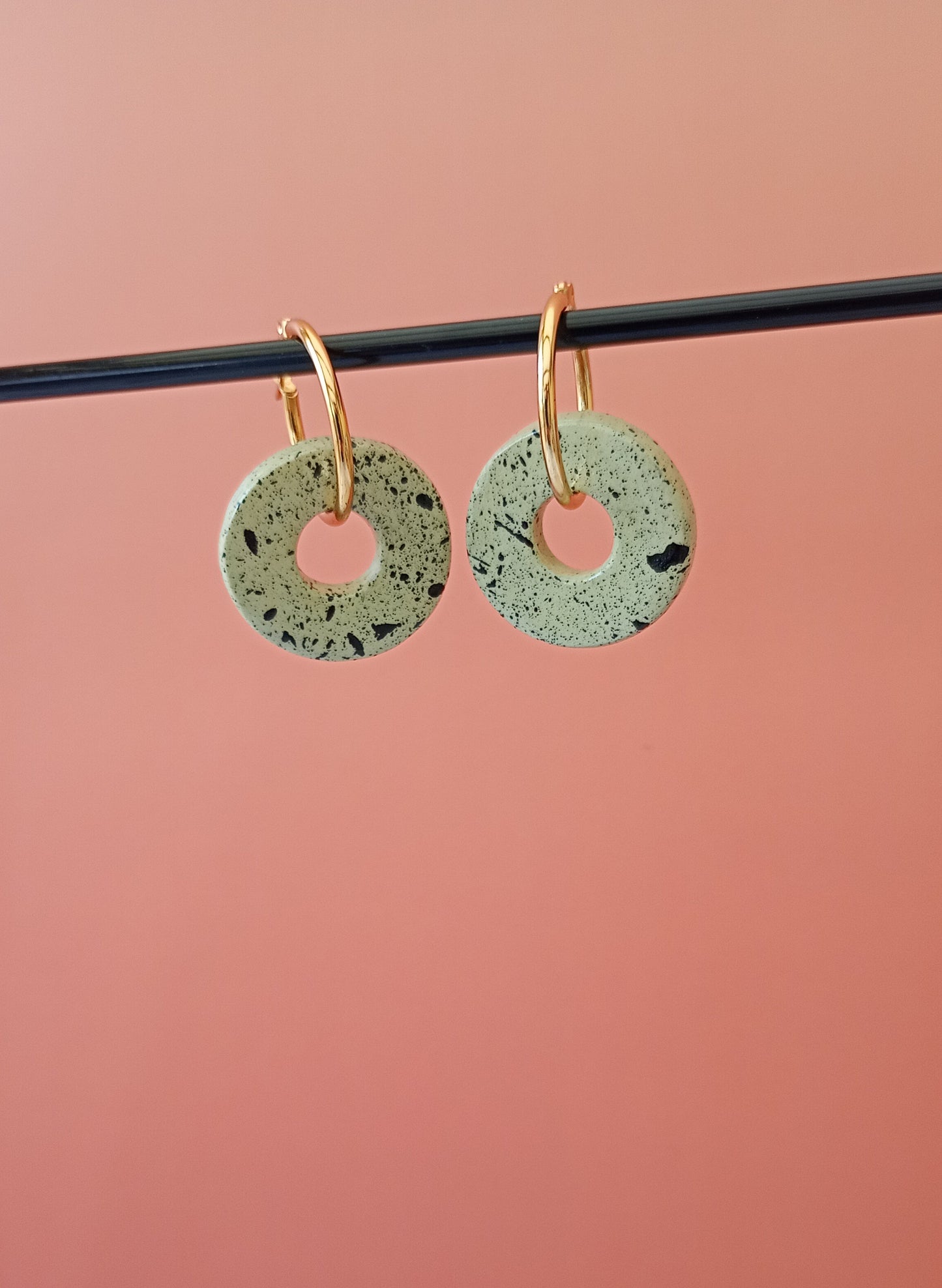 Boucles d'oreilles rondes