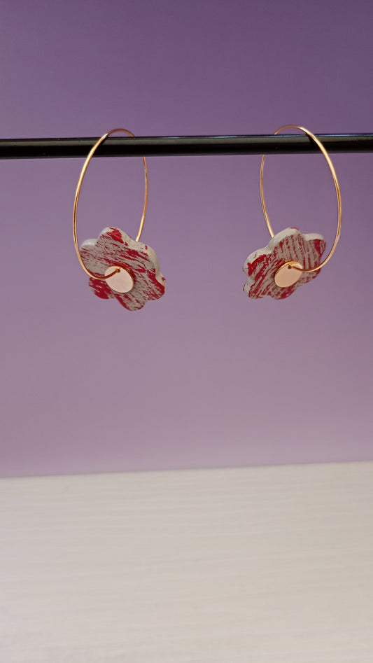 Boucles d'oreilles fleurs