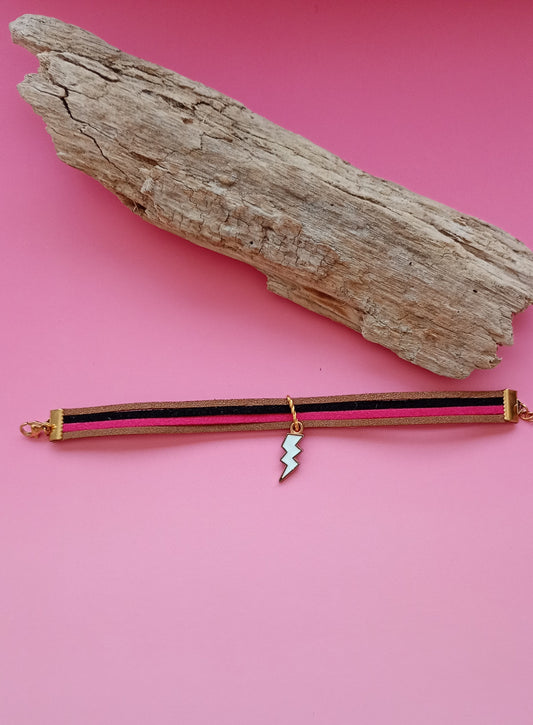 Bracelet suédine