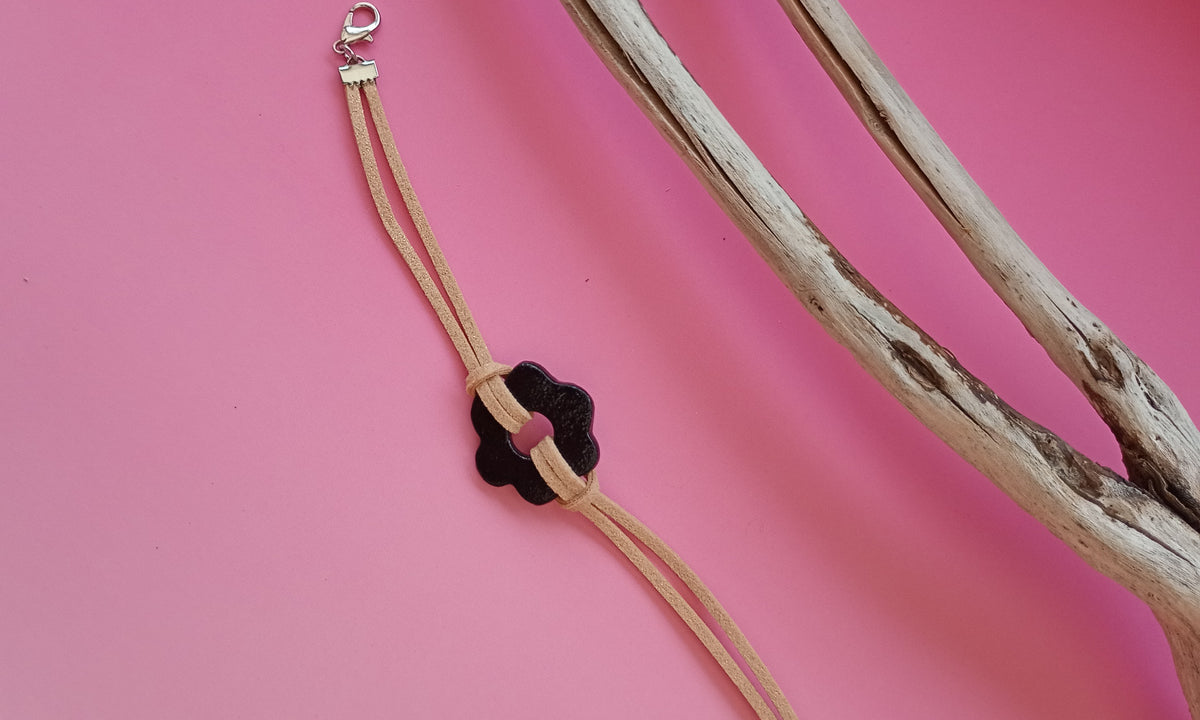 Bracelet suédine