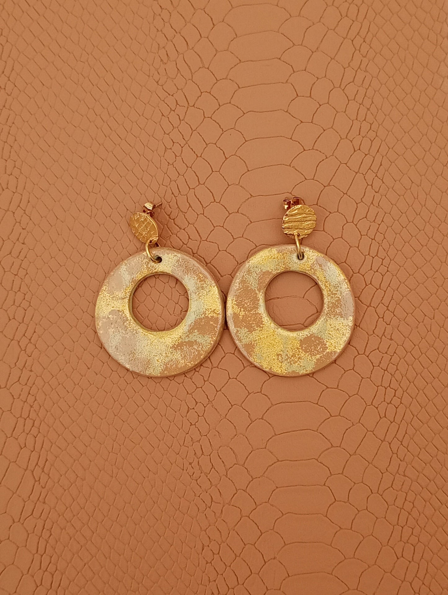 Boucles d'oreilles rondes