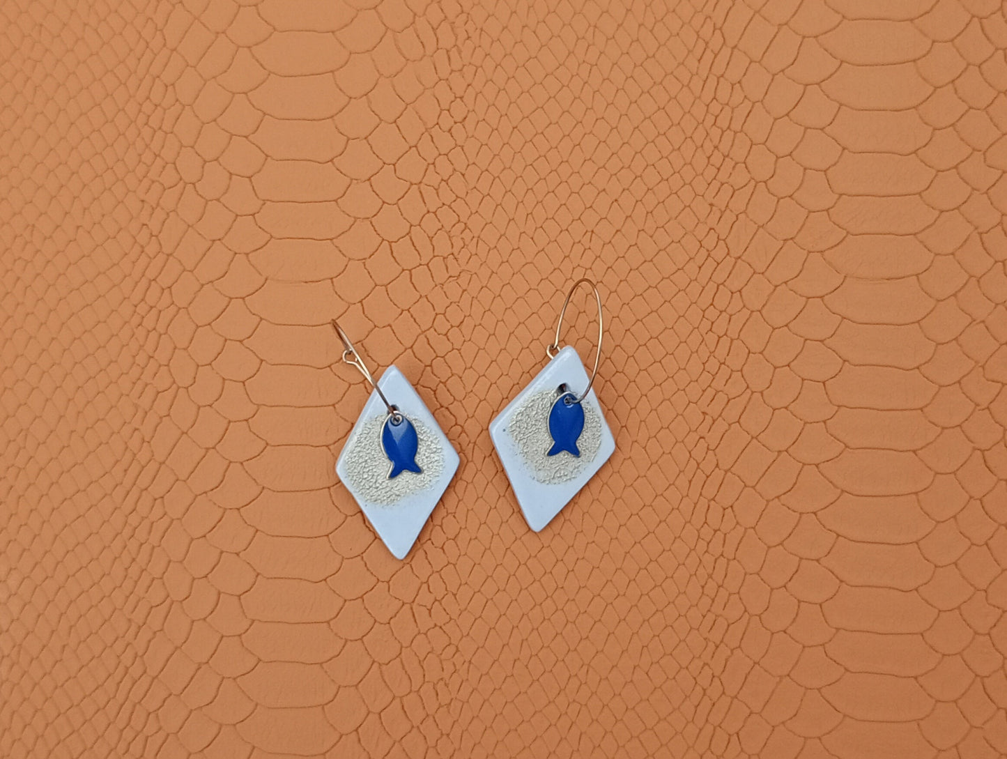Boucles d'oreilles losanges