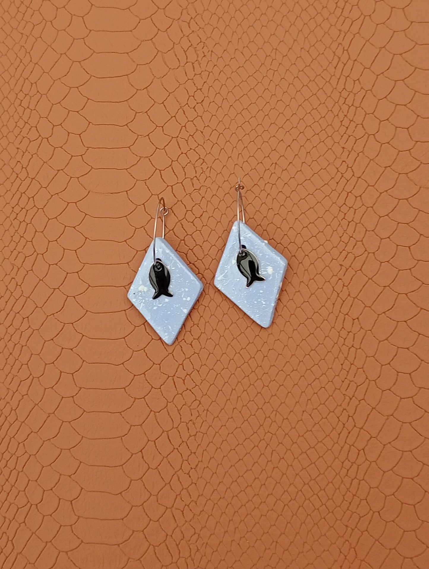 Boucles d'oreilles losanges