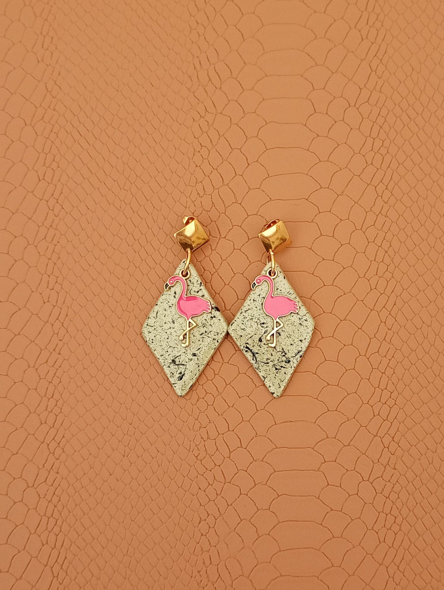 Boucles d'oreilles losanges