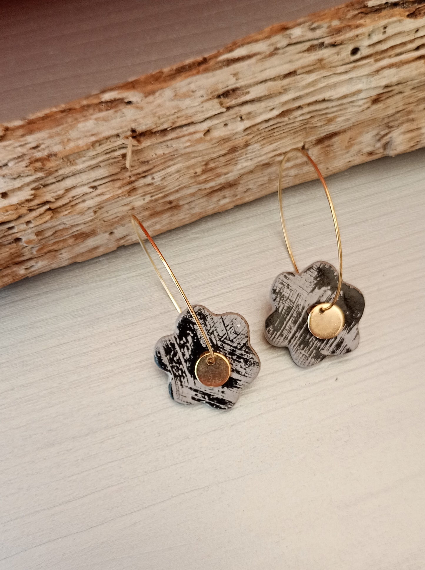 Boucles d'oreilles fleurs
