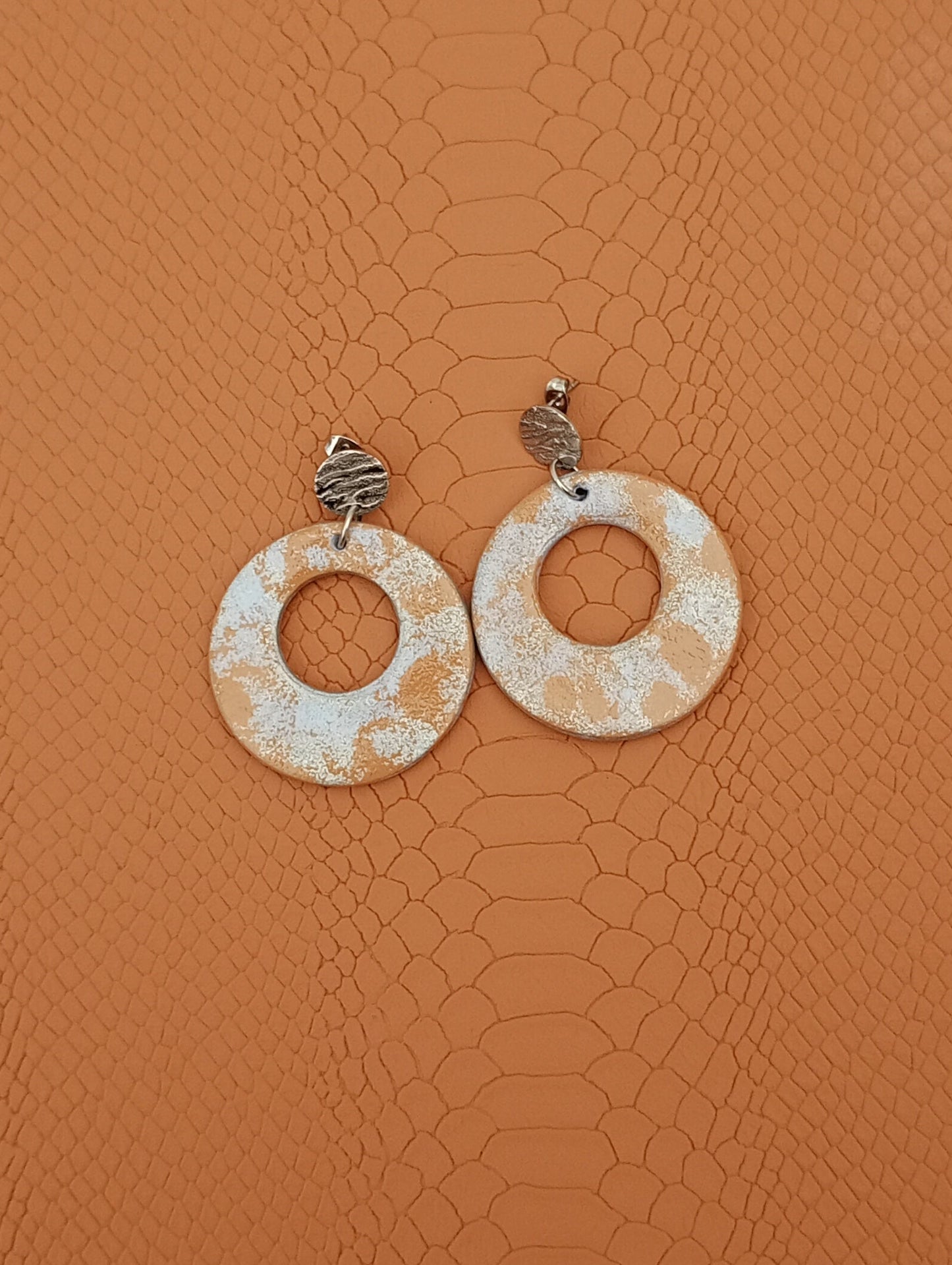 Boucles d'oreilles rondes