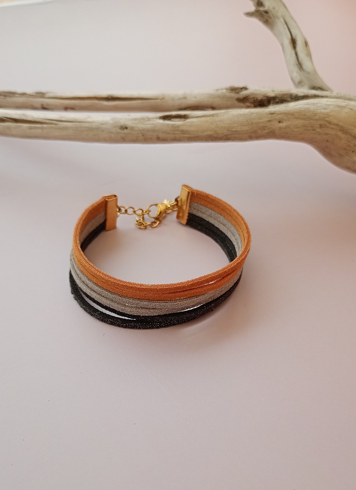 Bracelet suédine