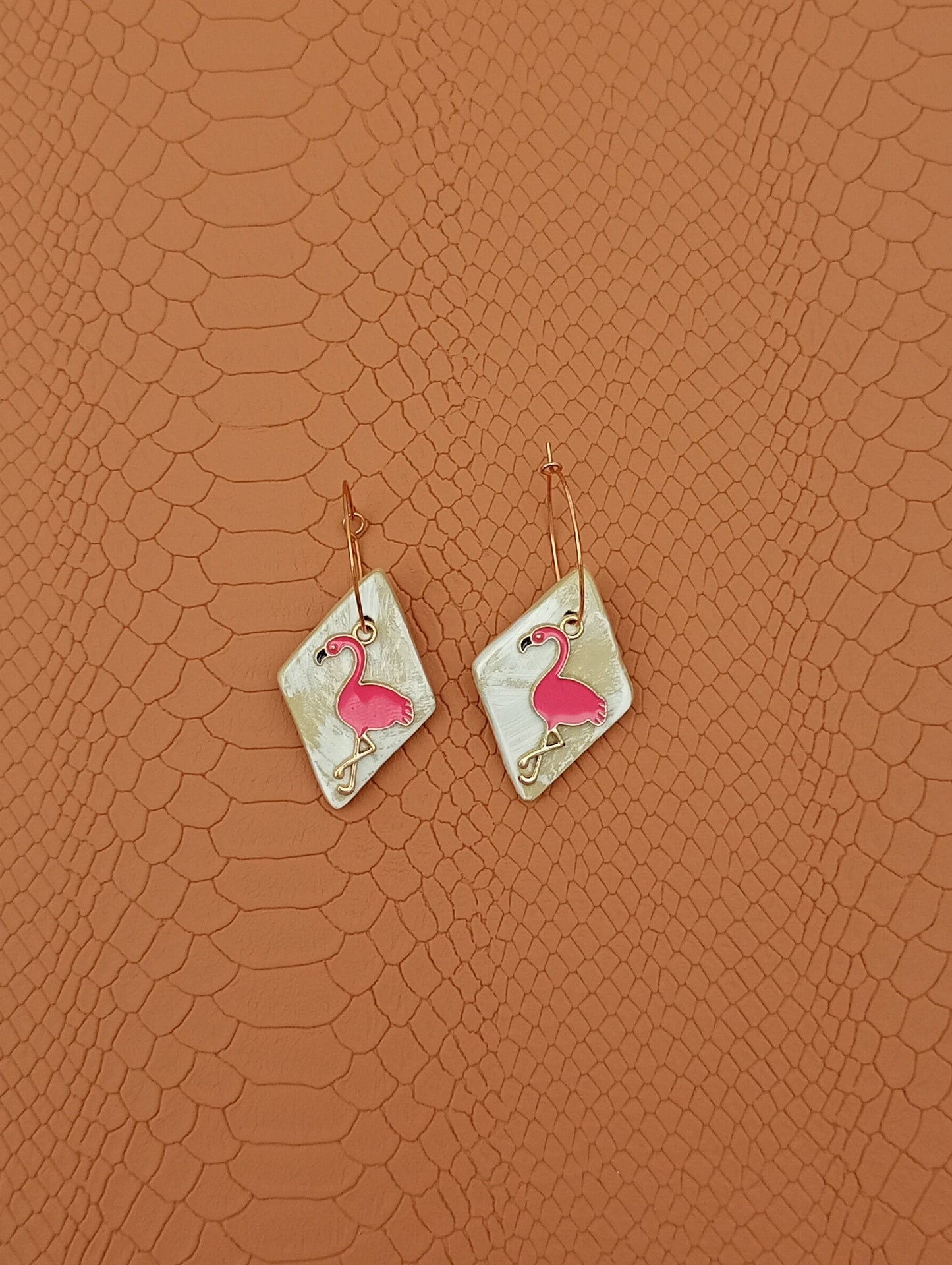 Boucles d'oreilles losanges