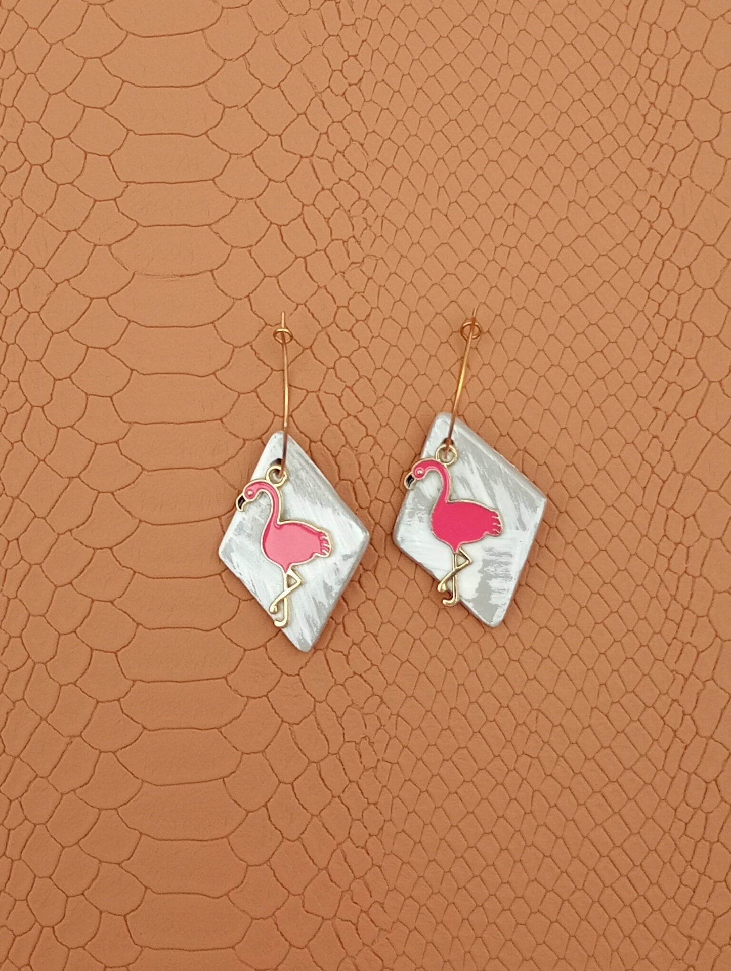 Boucles d'oreilles losanges