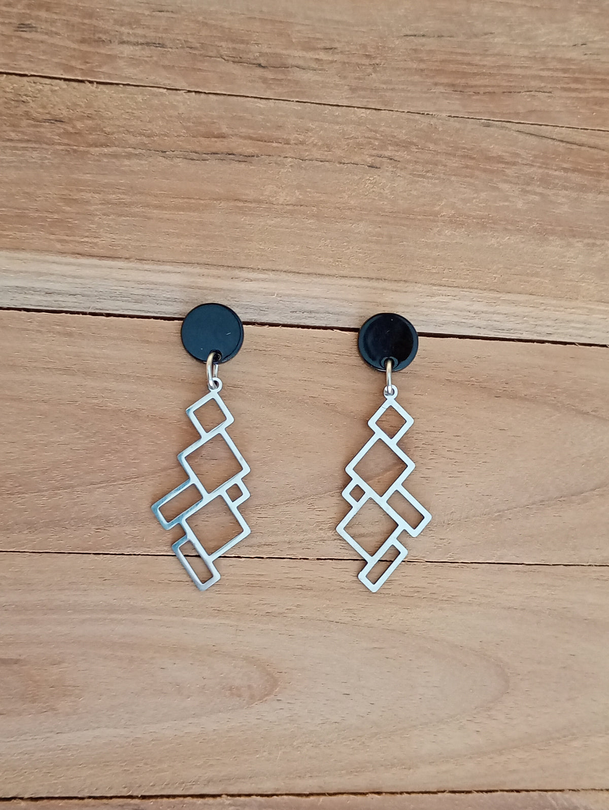 Boucles d'oreilles acier inoxydable