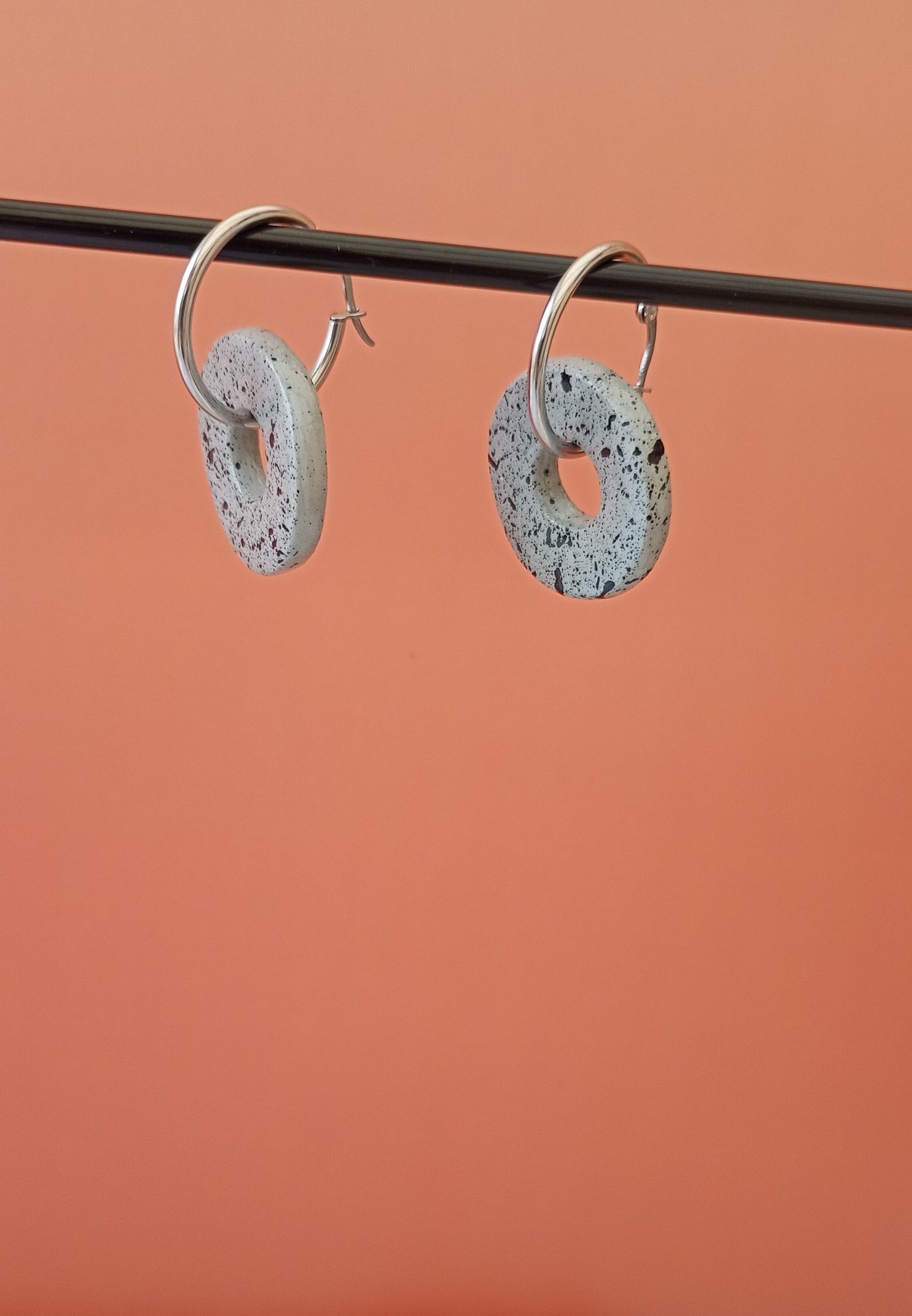 Boucles d'oreilles rondes