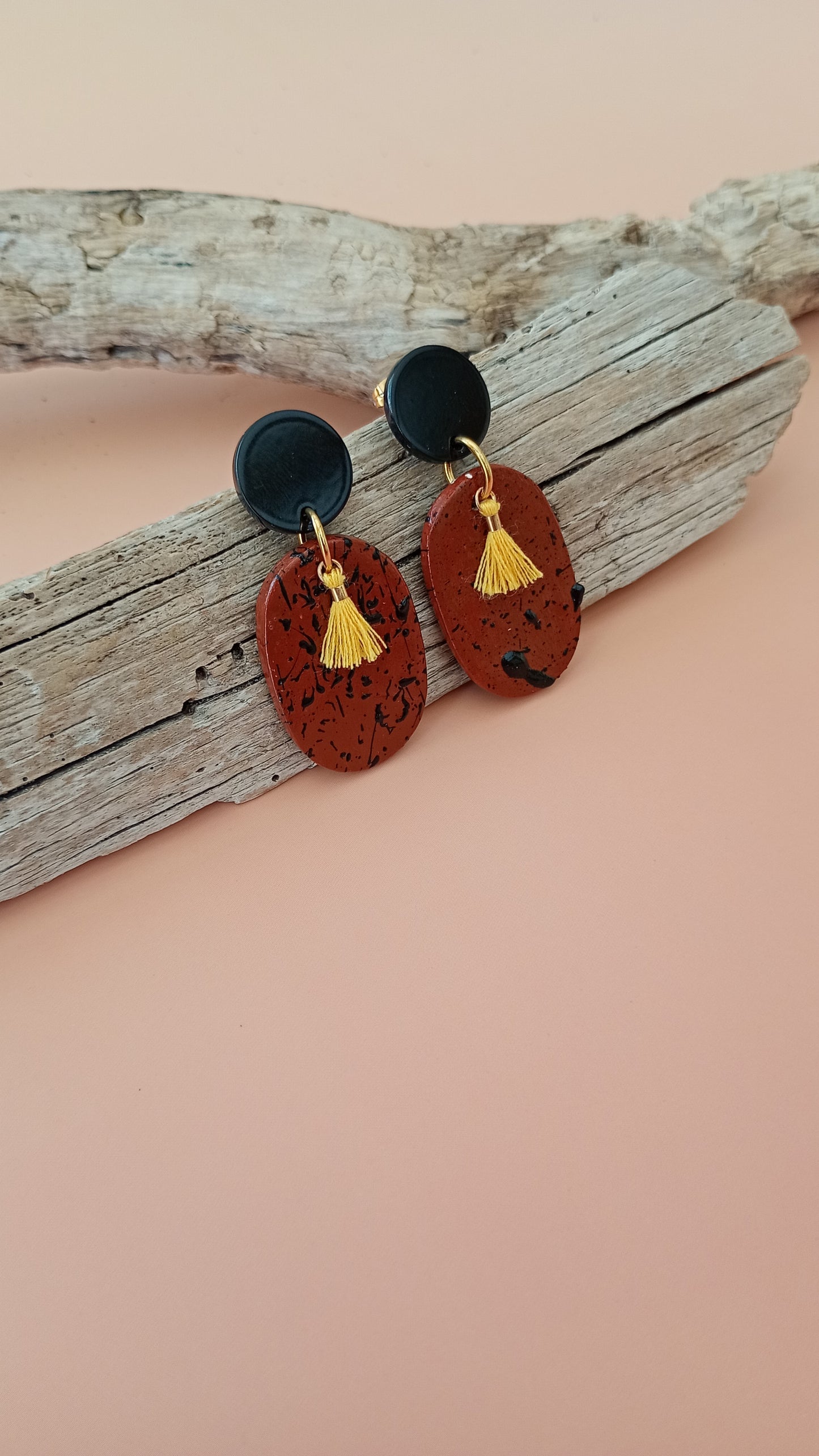 Boucles d'oreilles ovales