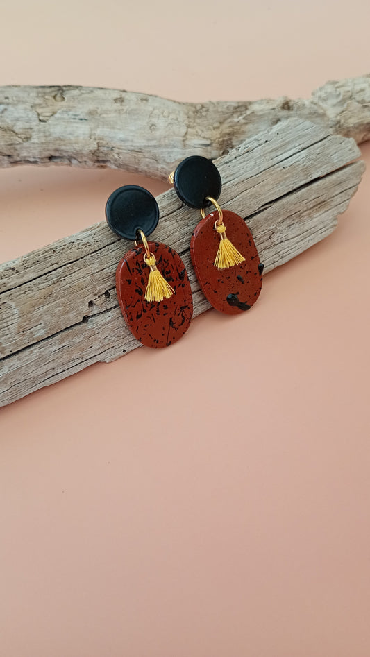 Boucles d'oreilles ovales