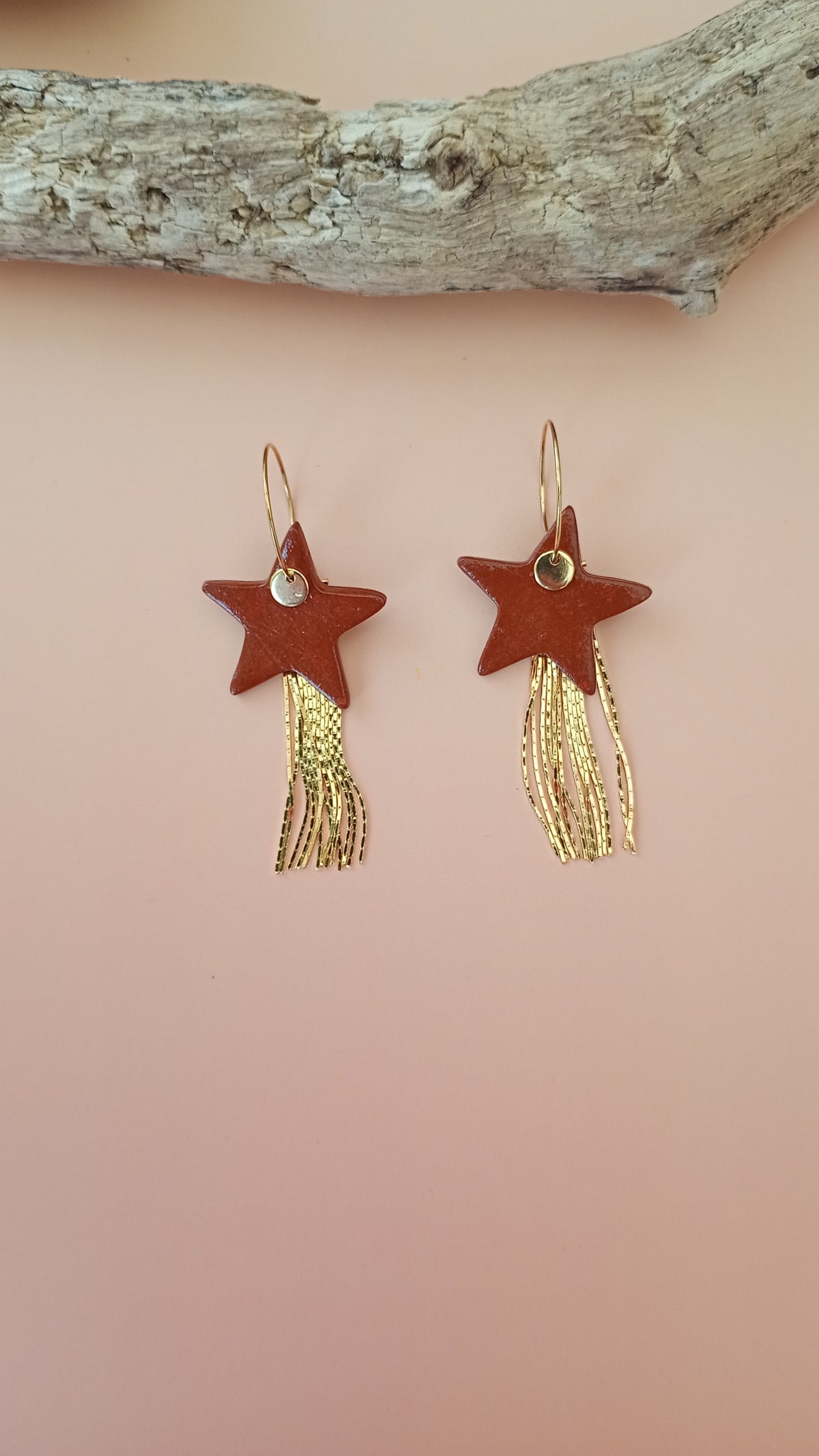 Boucles d'oreilles étoiles