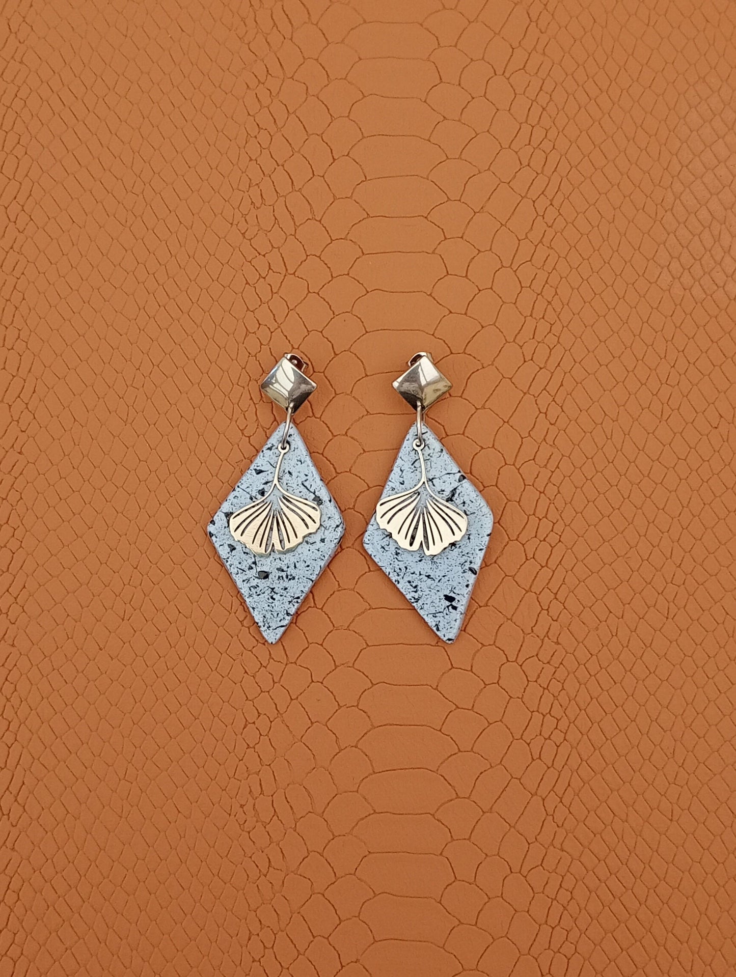 Boucles d'oreilles losanges