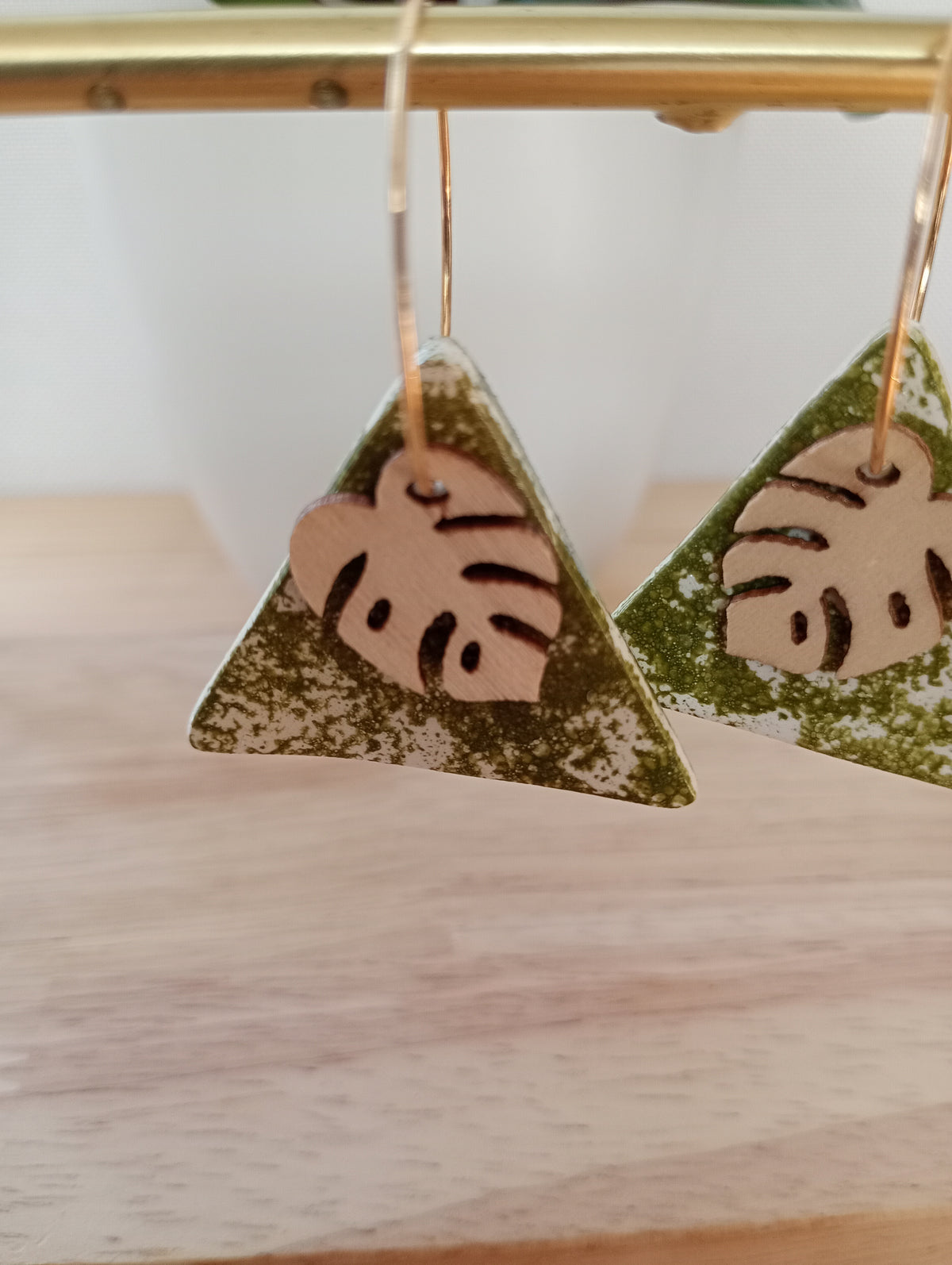 Boucles d'oreilles triangles