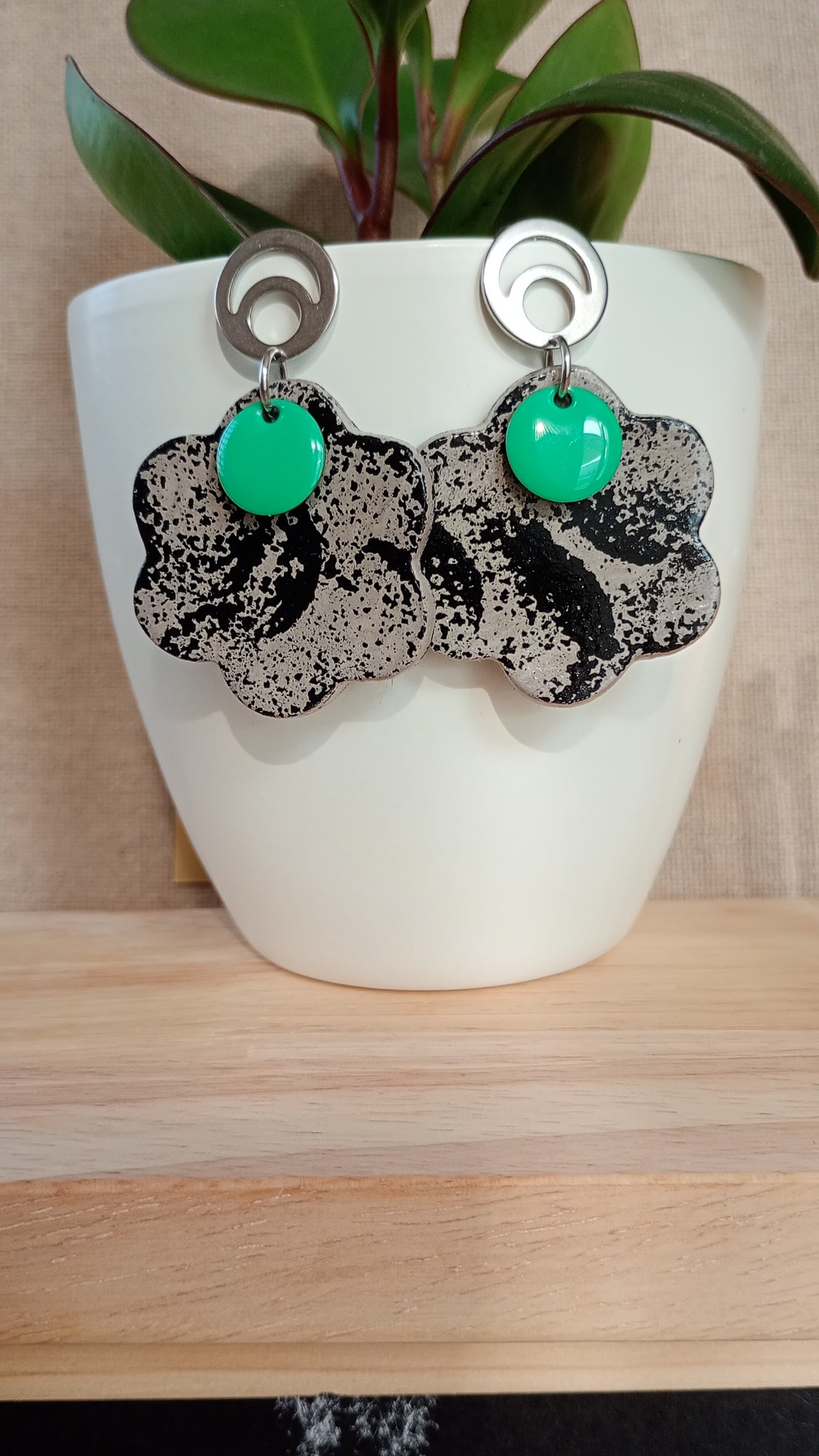 Boucles d'oreilles fleur