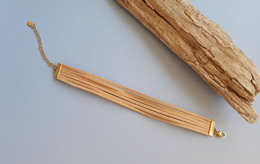 Bracelet suédine