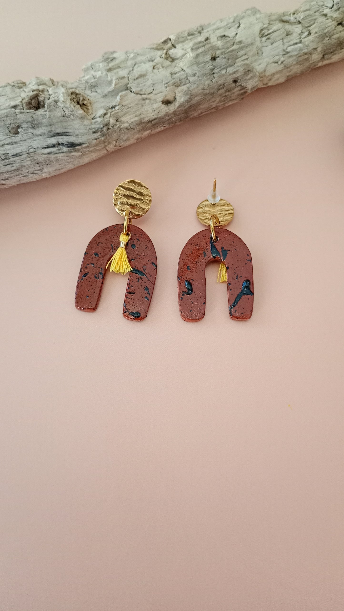 Boucles d'oreilles arc en ciel