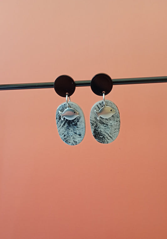 Boucles d'oreilles ovales