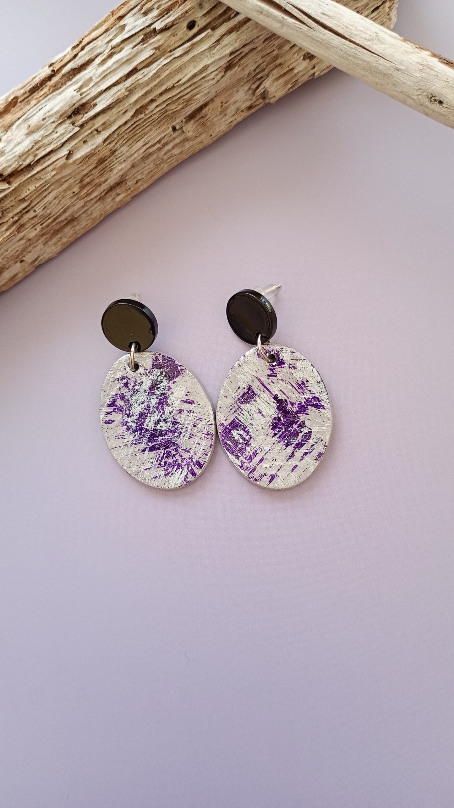 Boucles d'oreilles ovales