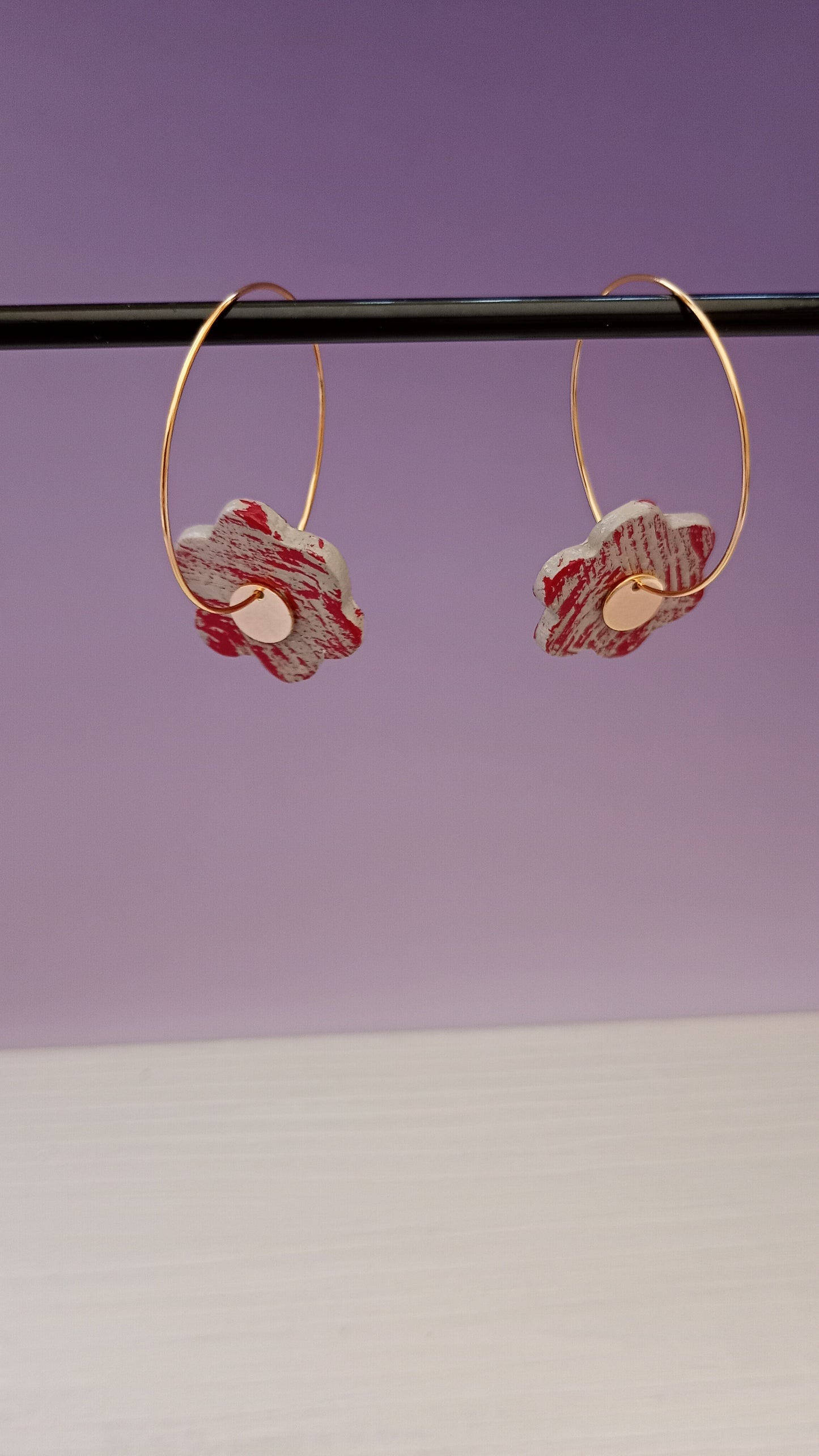 Boucles d'oreilles fleurs