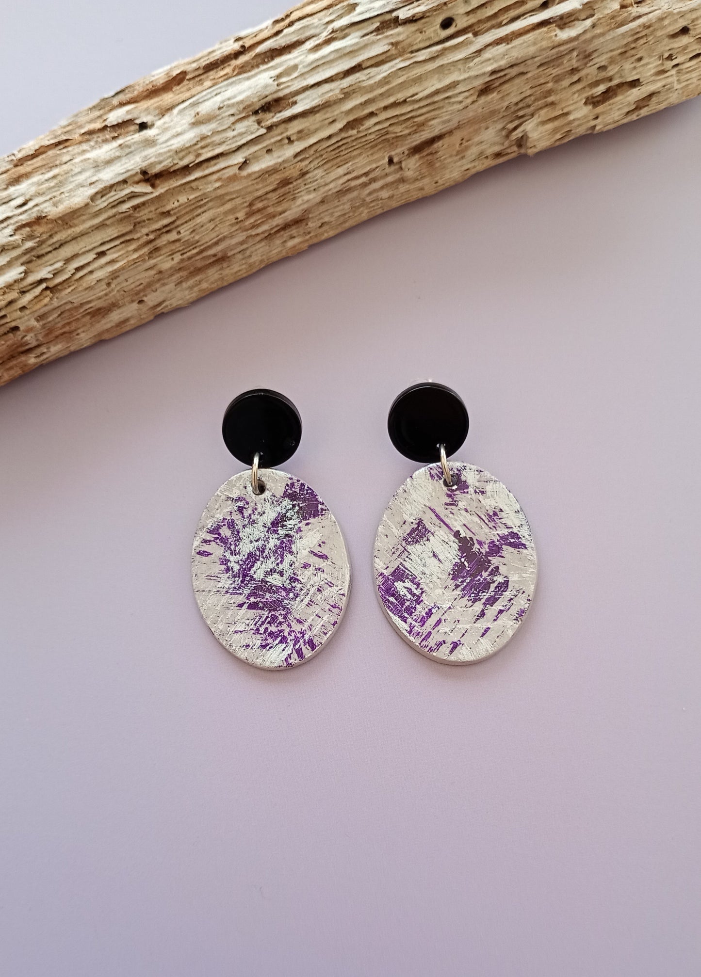 Boucles d'oreilles ovales