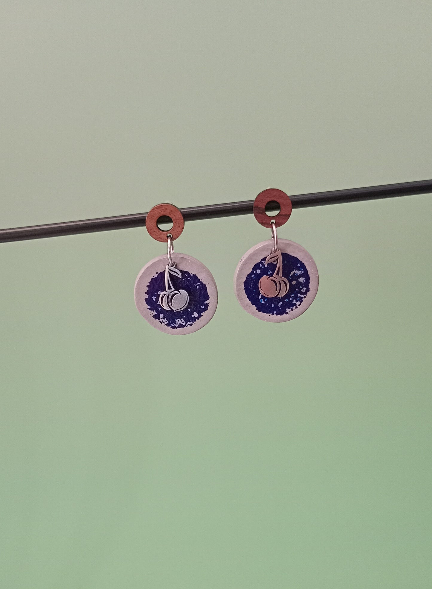 Boucles d'oreilles rondes
