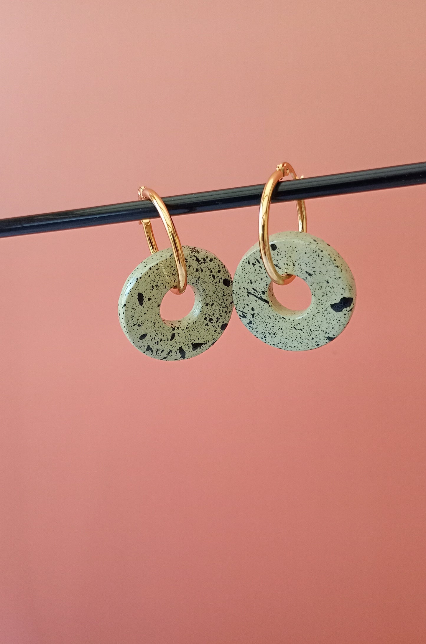Boucles d'oreilles rondes