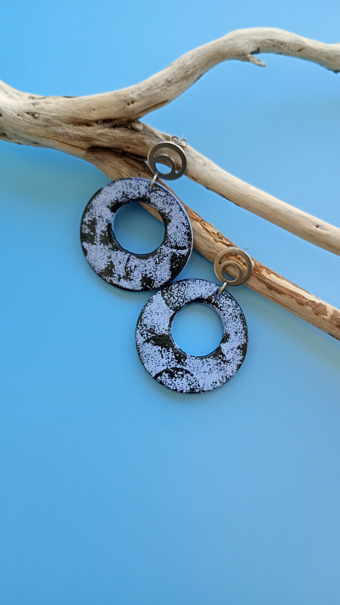 Boucles d'oreilles rondes
