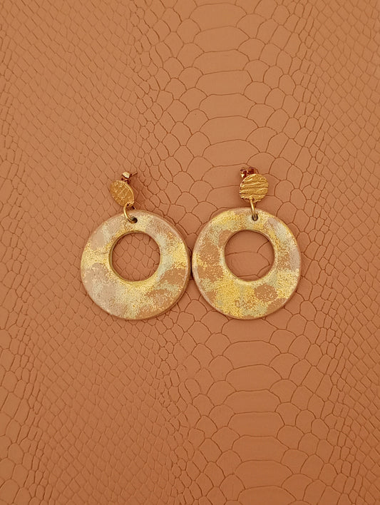 Boucles d'oreilles rondes