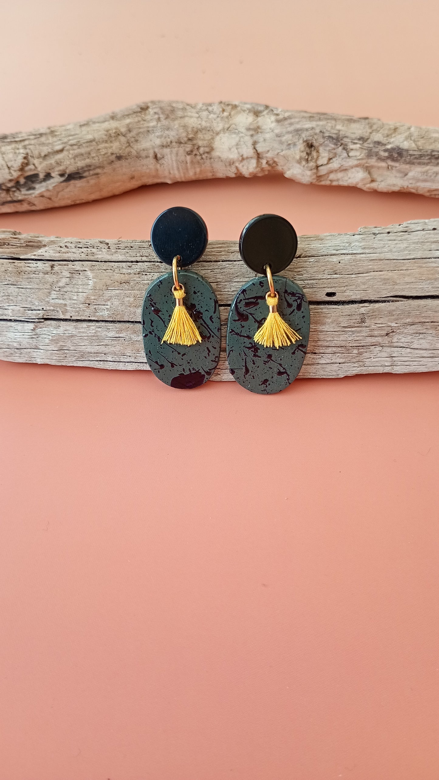 Boucles d'oreilles ovales