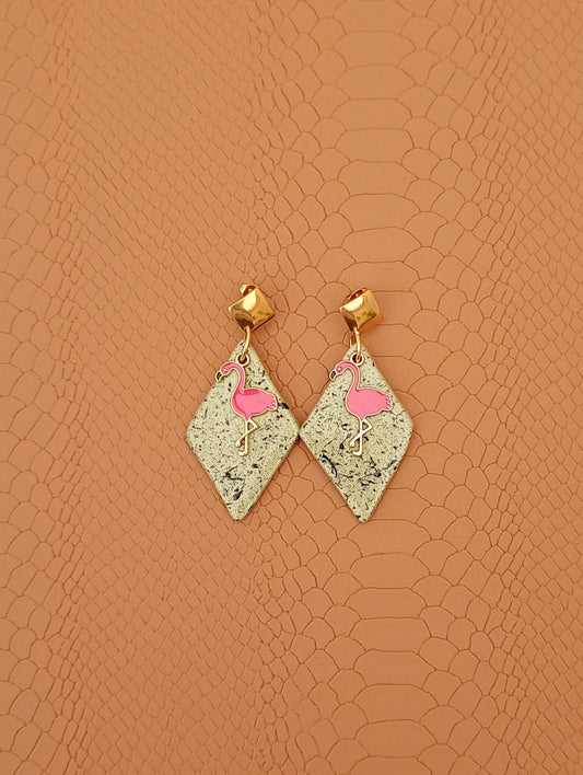 Boucles d'oreilles losanges