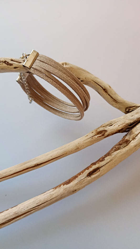 Bracelet suédine