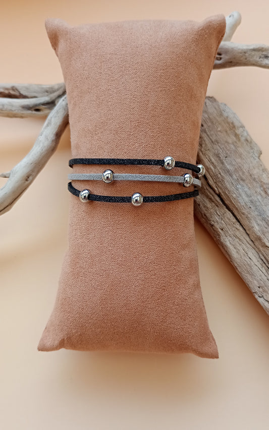 Bracelet suédine