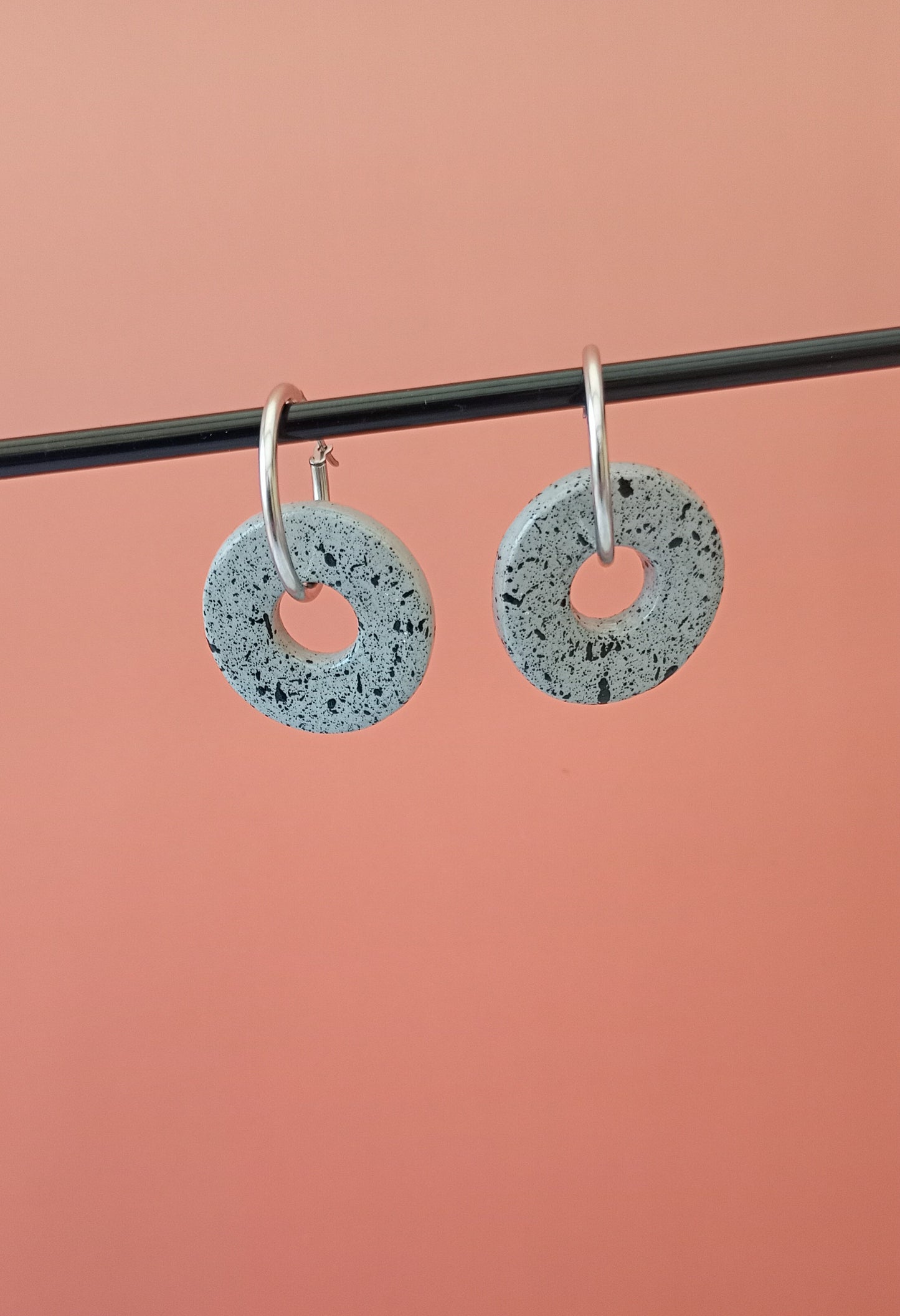 Boucles d'oreilles rondes