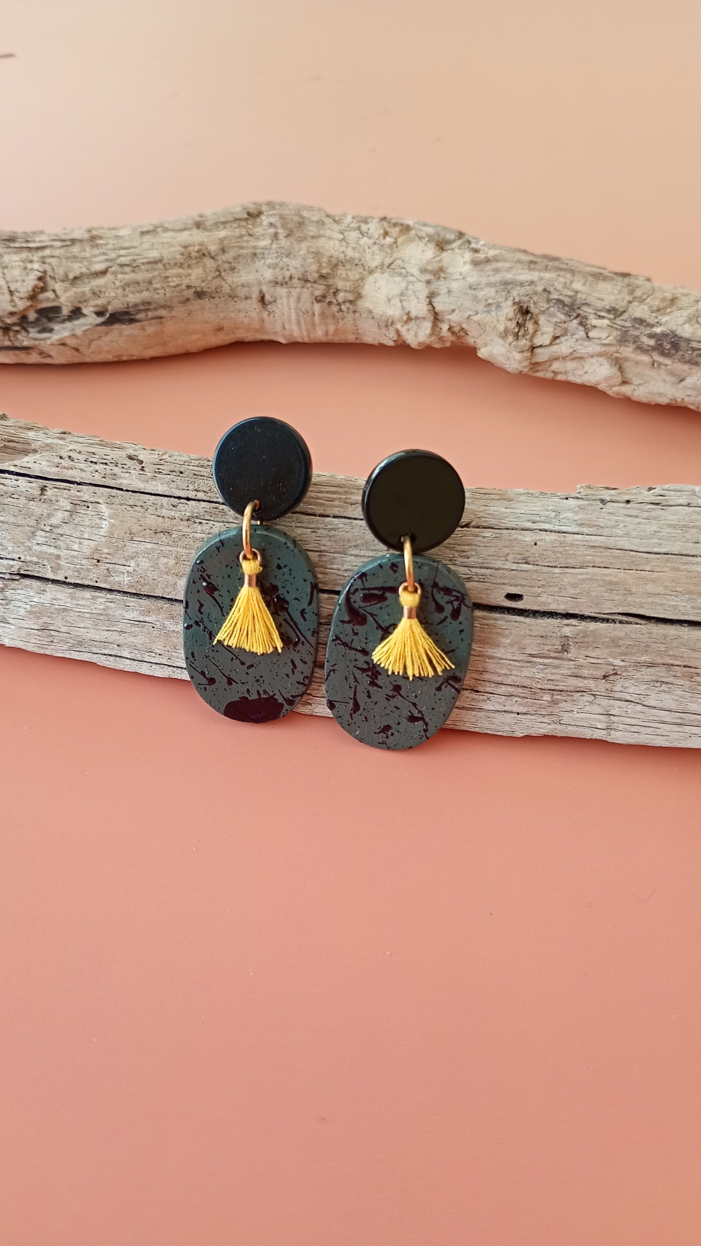 Boucles d'oreilles ovales