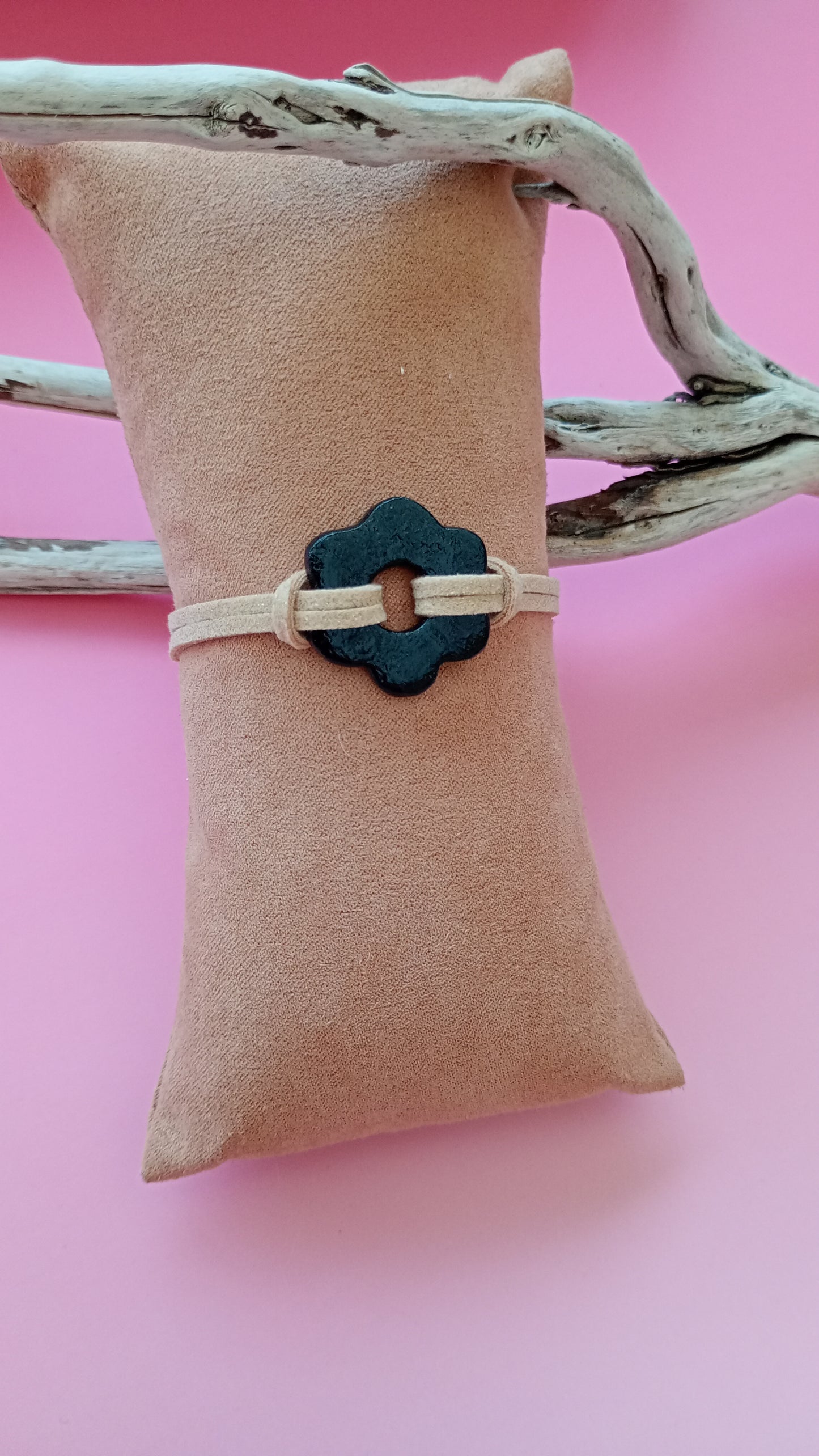Bracelet suédine