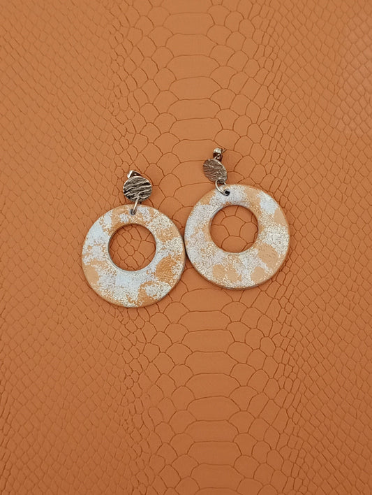 Boucles d'oreilles rondes