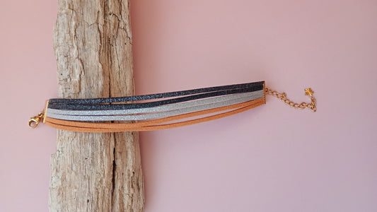 Bracelet suédine