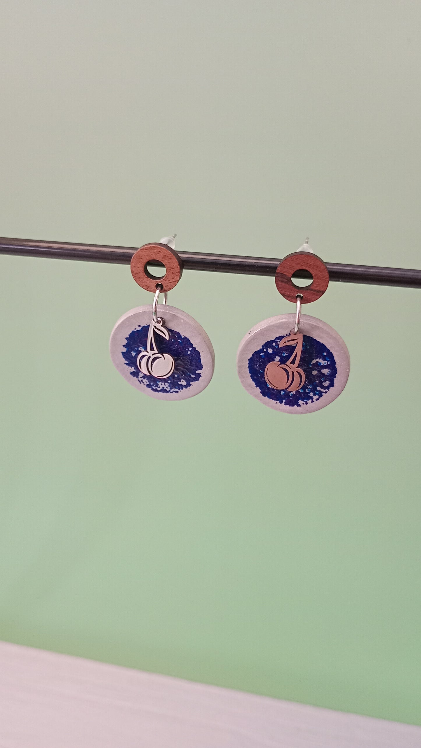 Boucles d'oreilles rondes
