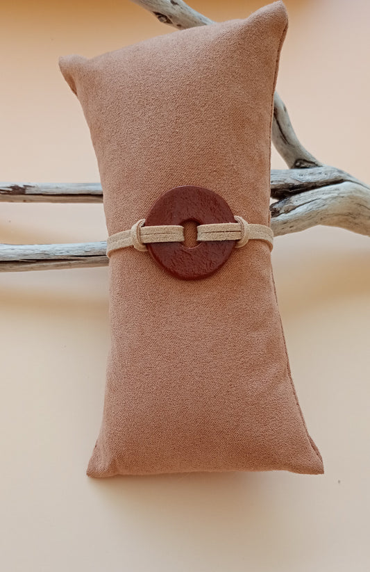 Bracelet suédine