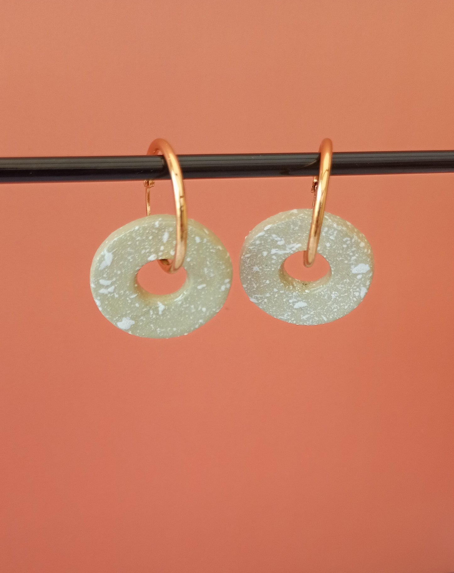 Boucles d'oreilles rondes