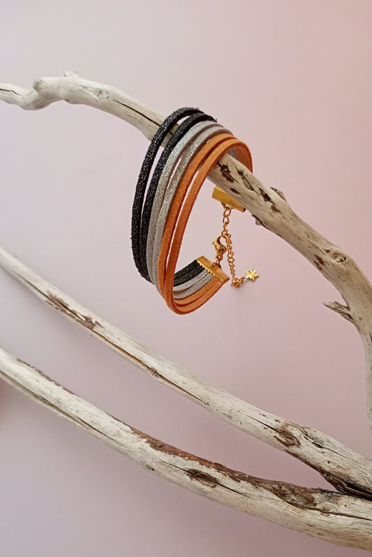 Bracelet suédine