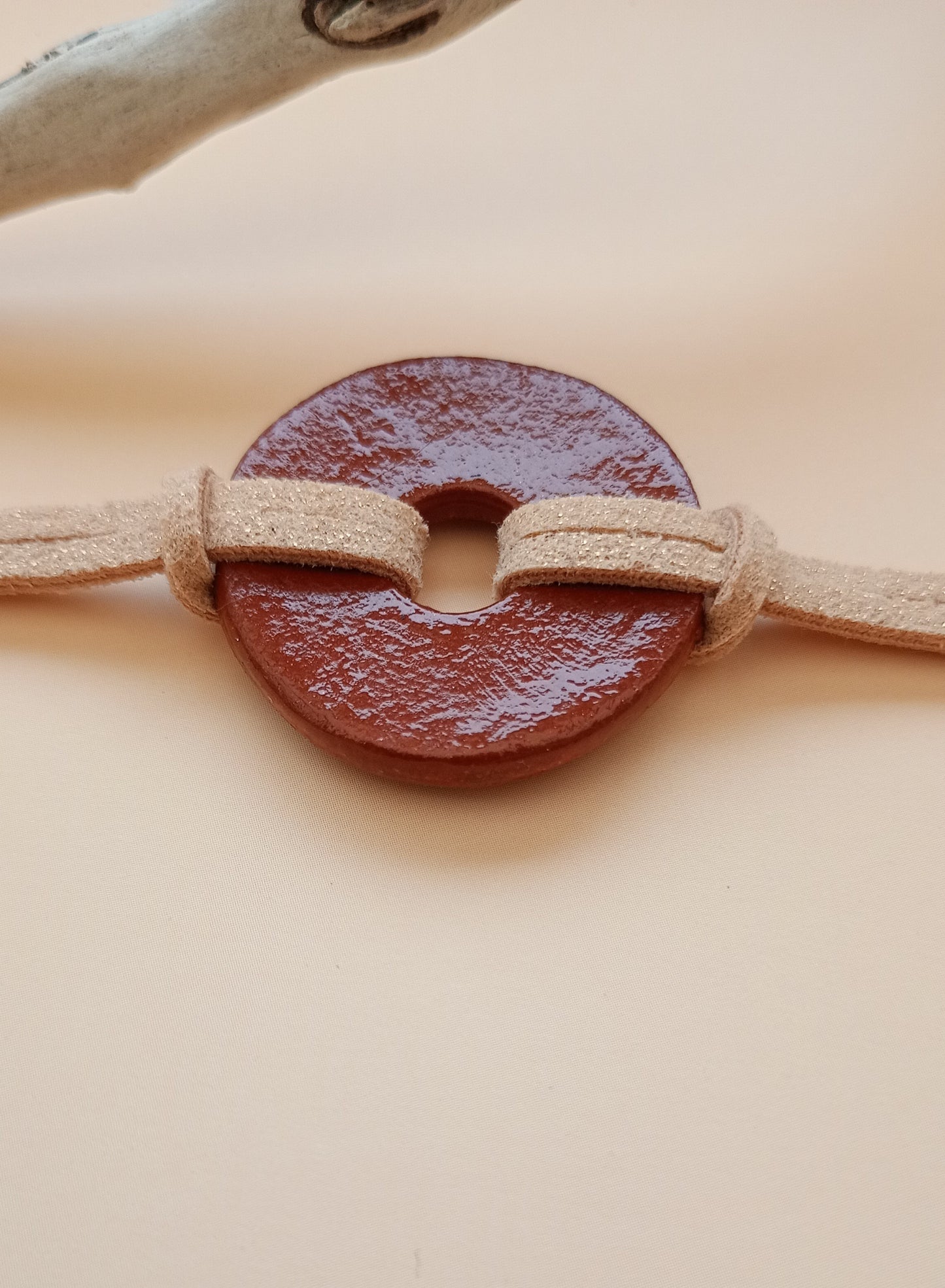 Bracelet suédine