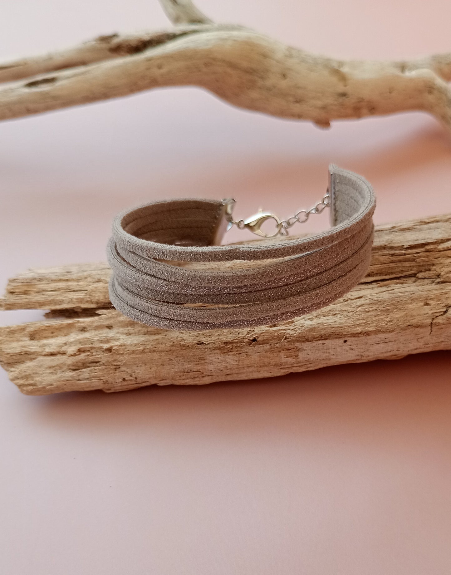 Bracelet suédine