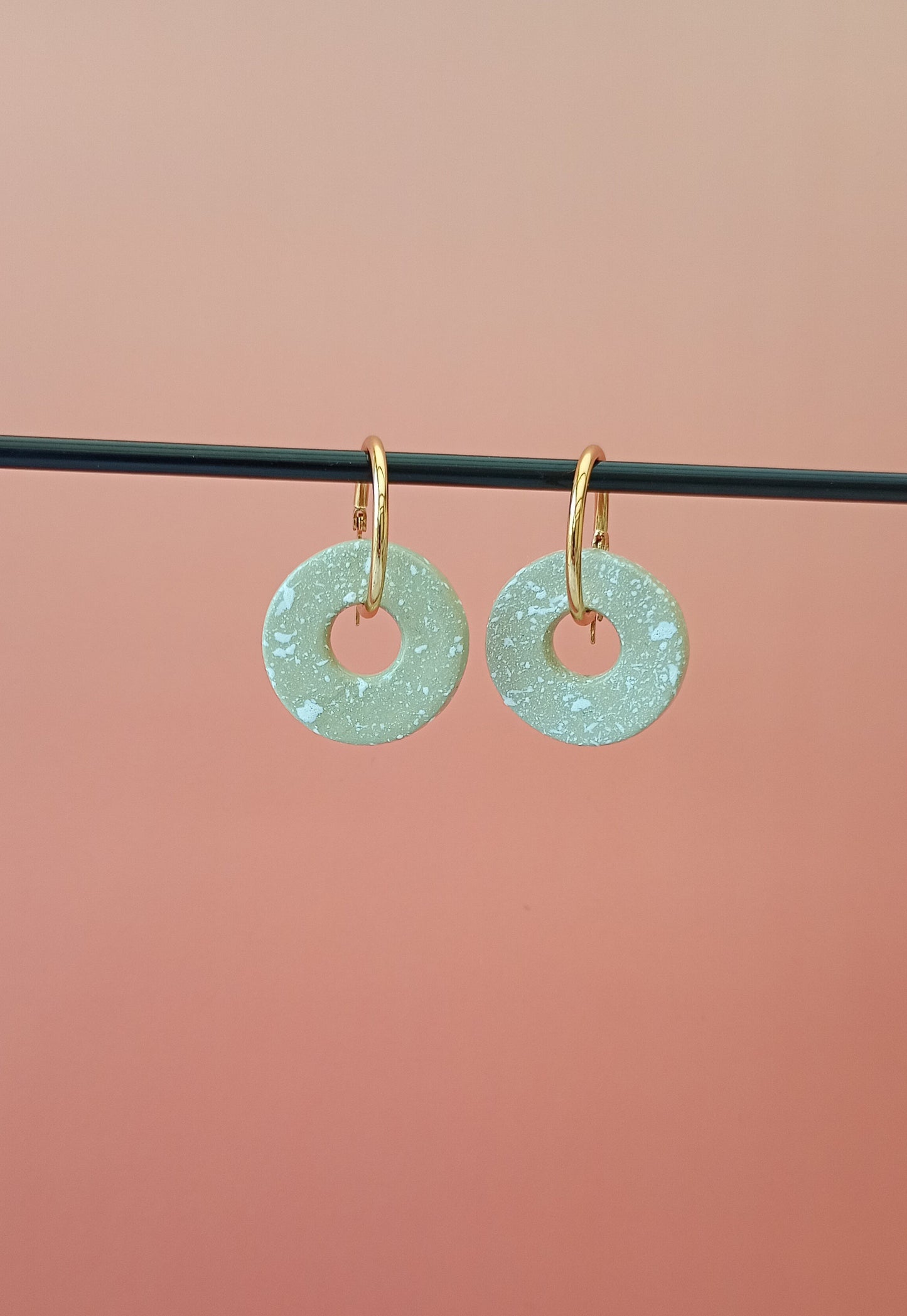 Boucles d'oreilles rondes